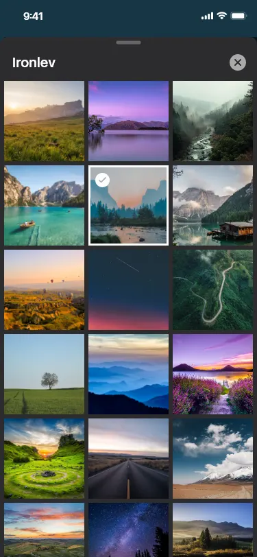 Mobile app screen 6