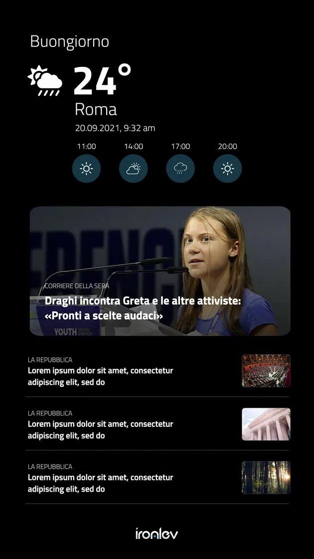 Mobile app screen 1
